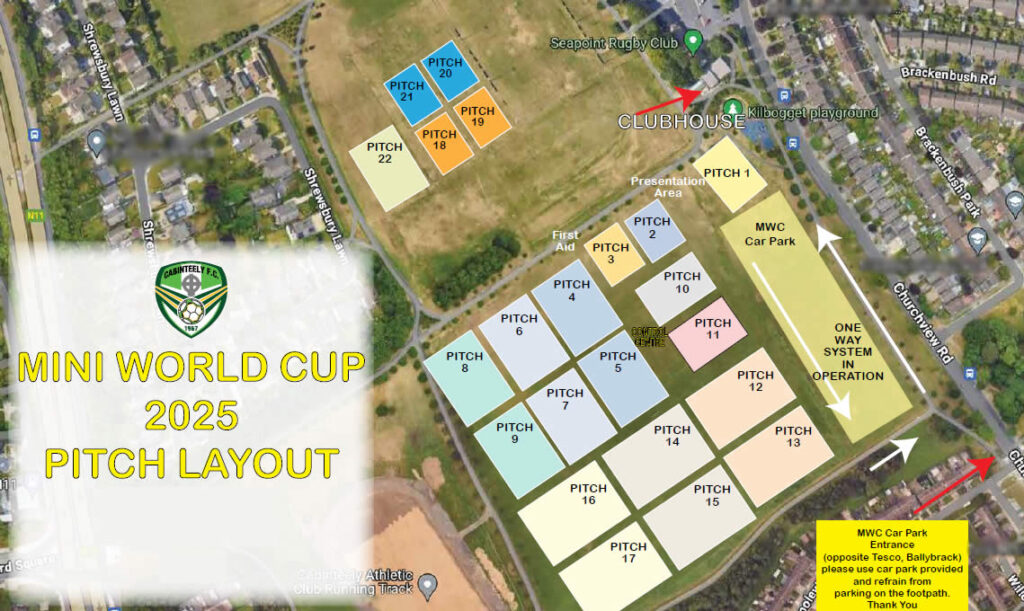 Mini World Cup Pitch Map 2025